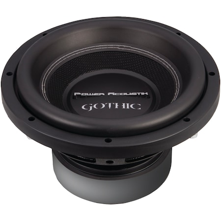 Power Acoustik Gothic Series 10" 2200W 2Ω Dual Voice-Coil Subwoofer GW3-10